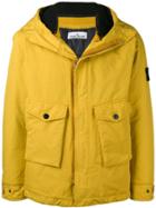 Stone Island Zipped Hooded Jacket - Yellow & Orange