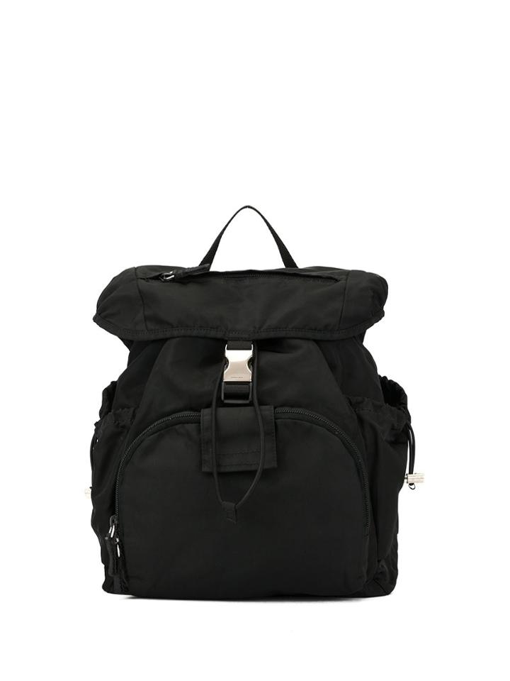 Prada Pre-owned Logo Backpack - Black