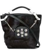 Toga Studded Clutch Detail Shoulder Bag, Women's, Black