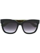 Gucci Eyewear - Square Shaped Sunglasses - Women - Plastic - One Size, Women's, Black, Plastic