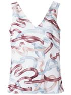 Olympiah - Printed Top - Women - Polyester - 38, White, Polyester