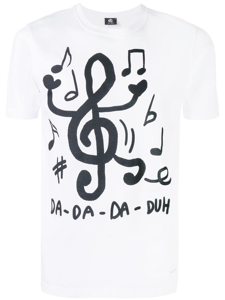 Ps By Paul Smith - Music Notes T-shirt - Men - Cotton - L, White, Cotton