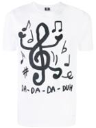 Ps By Paul Smith - Music Notes T-shirt - Men - Cotton - L, White, Cotton