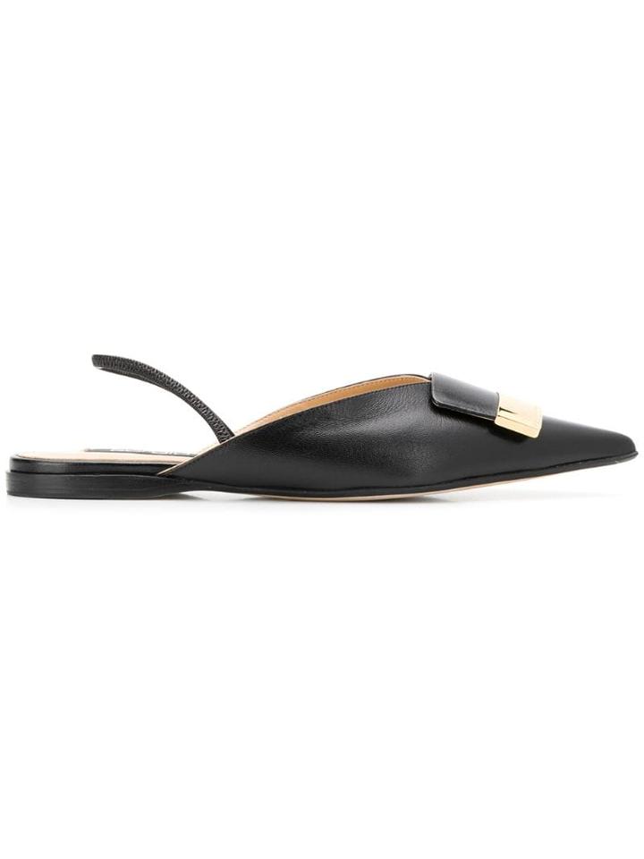Sergio Rossi Sr1 Slingbacks - Black