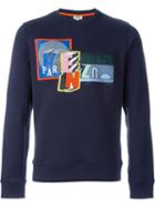 Kenzo Travel Tag Sweatshirt, Men's, Size: S, Blue, Cotton/polyester