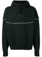 C.e Stripe Long-sleeve Hoodie - Black