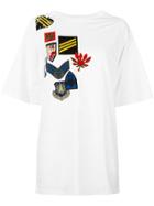 Mr & Mrs Italy Oversized Patched T-shirt - White