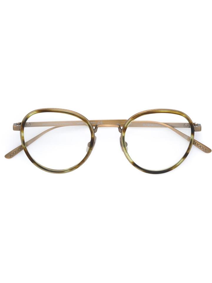 Bottega Veneta Eyewear Round Frame Glasses