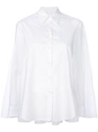 Mm6 Maison Margiela Oversized Parachute Shirt - White