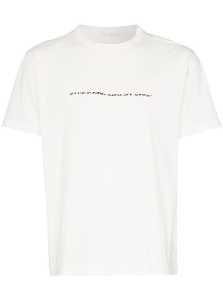 Our Legacy Printed T-shirt - Neutrals