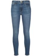 Frame Mid-rise Skinny Jeans - Blue