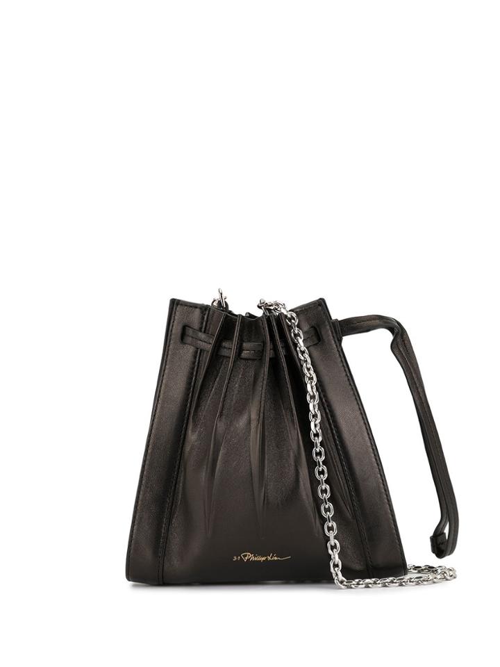 3.1 Phillip Lim Mini Florence Pleated Drawstring Tote - Black