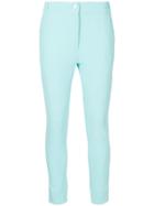 Manning Cartell Cropped High-waisted Trousers - Blue