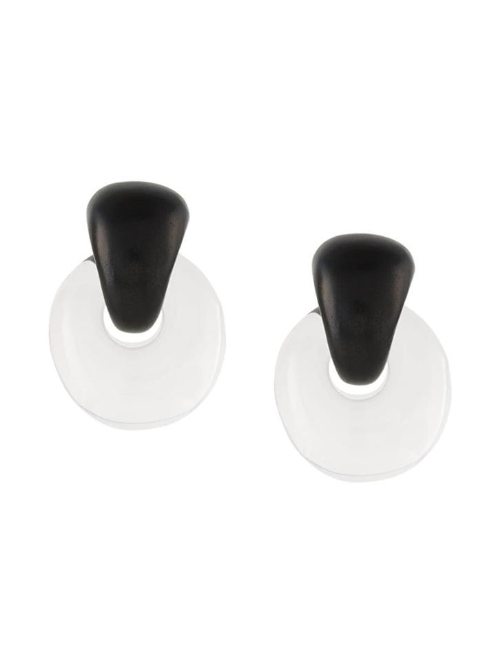 Monies Clip-on Fastening Earrings - Black