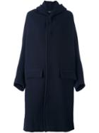 Y's Flap Pocket Hooded Coat