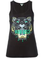 Kenzo 'tiger' Tank Top, Women's, Size: Large, Black, Modal/cotton