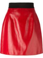 Dolce & Gabbana Leather Skirt