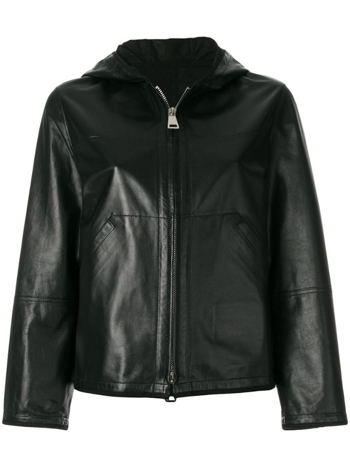 Sylvie Schimmel Hooded Zip Up Jacket - Black