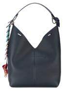 Anya Hindmarch - Small Navy Bucket Shoulder Bag - Women - Leather - One Size, Blue, Leather