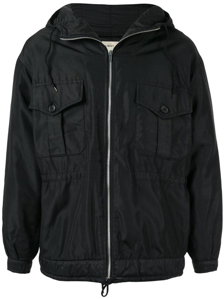 Helmut Lang Pre-owned 1998 Military Parka Coat - Black