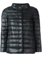 Herno Puffer Jacket, Women's, Size: 48, Blue, Polyamide/polyester/polyurethane/goose Down