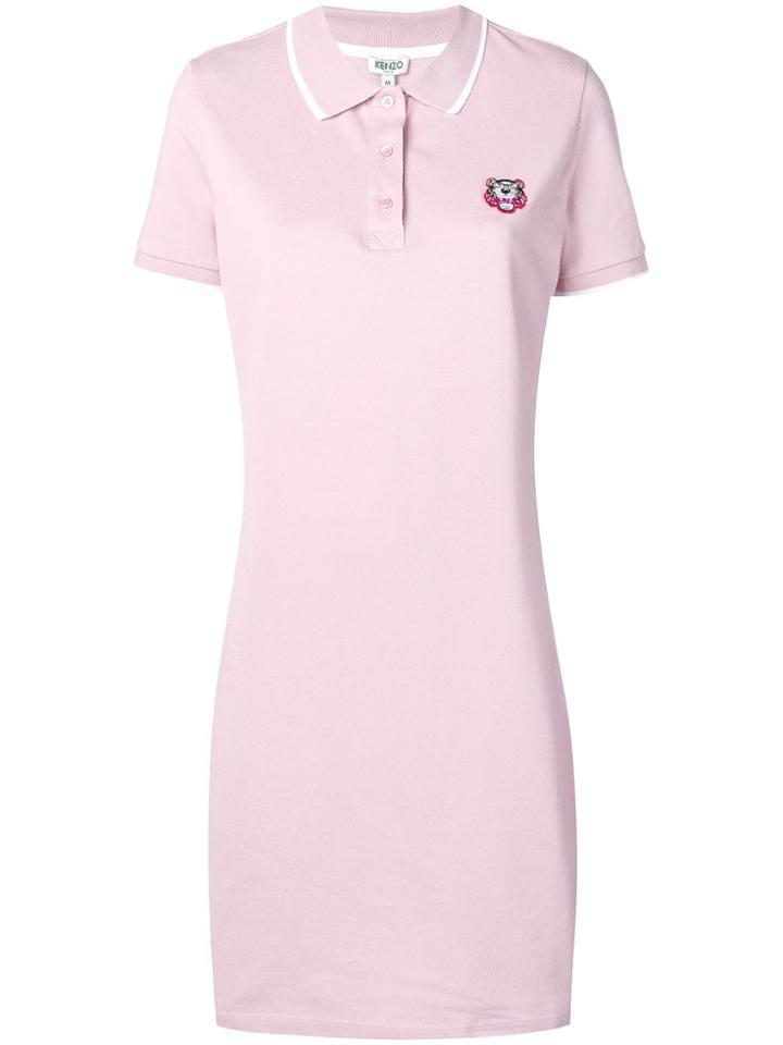 Kenzo Logo Shirt Dress - Pink