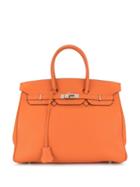 Hermès Pre-owned Hermes Birkin 35 Bag - Orange