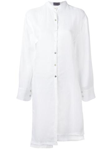Balossa White Shirt - Long Wide Sleeve Shirt - Women - Linen/flax - 44, Linen/flax