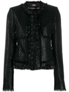 Karl Lagerfeld Karl's Treasure Boucle Jacket - Black
