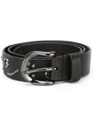 Diesel Studded Belt, Men's, Size: 90, Black, Leather/brass