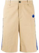 Ader Error Side Stripe Bermuda Shorts - Neutrals