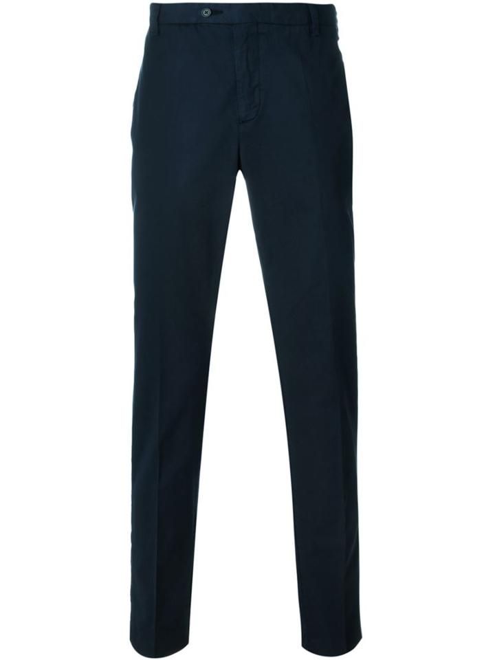 Joseph Cropped Trousers, Men's, Size: 48, Blue, Cotton