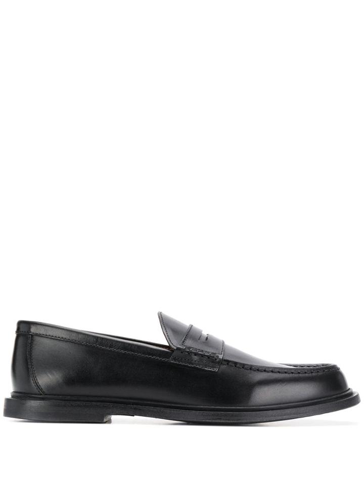 Pantanetti Slip-on Loafers - Black