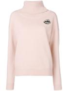 Markus Lupfer Lips Appliqué Sweater - Pink