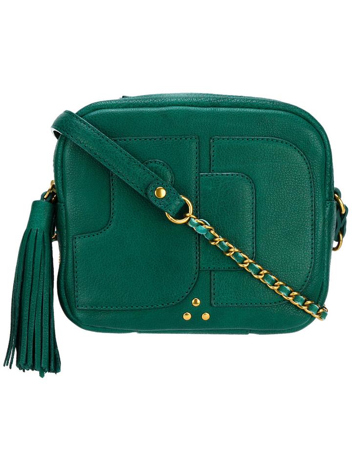 Jérôme Dreyfuss - Pascal Shoulder Bag - Women - Cotton/buffalo Leather - One Size, Green, Cotton/buffalo Leather