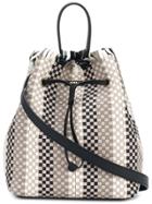 Furla Stacey Small Woven Bucket Ba - Nude & Neutrals