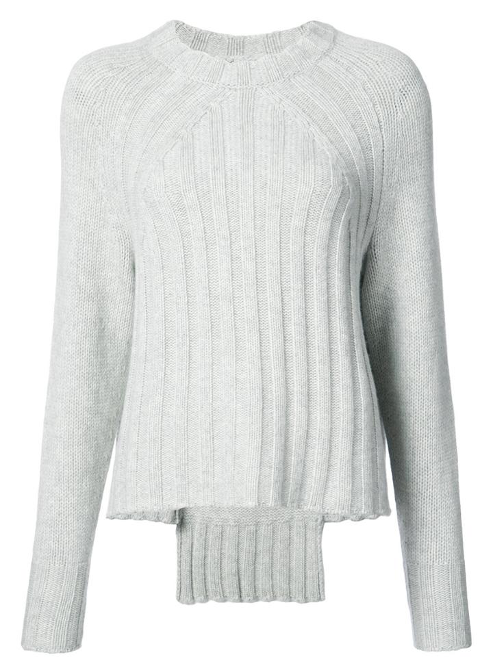 Nili Lotan Everyly Ribbed Jumper - Grey