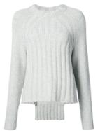 Nili Lotan Everyly Ribbed Jumper - Grey