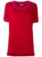 Romeo Gigli Vintage Scoop Neck T-shirt - Red