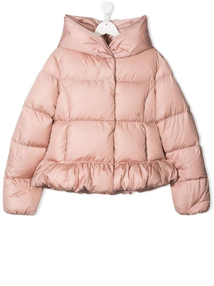 Moncler Kids Cayolle Coat - Pink