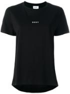 Dkny Logo Print T-shirt, Women's, Size: Xs, Black, Cotton