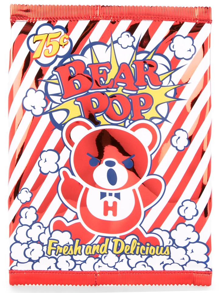 Hysteric Glamour Bear Popcorn Clutch Bag - Red