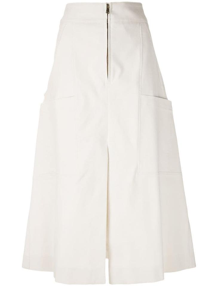 Chloé Multi-pocket A-line Midi Skirt - Neutrals