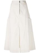 Chloé Multi-pocket A-line Midi Skirt - Neutrals