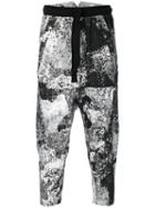 Lost & Found Rooms - Tailored Back Drop-crotch Trousers - Men - Cotton/spandex/elastane - S, Black, Cotton/spandex/elastane