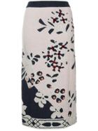 Onefifteen Floral Pattern Skirt - Pink & Purple
