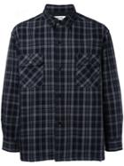 Monkey Time - Checked Shirt - Men - Cotton - S, Black, Cotton