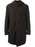 Ziggy Chen Striped Hooded Coat