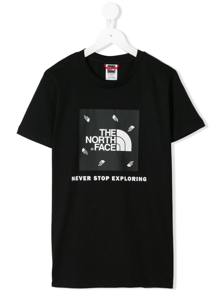 The North Face Kids Teen Graphic Print T-shirt - Black