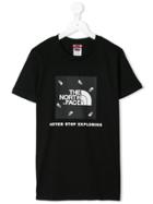 The North Face Kids Teen Graphic Print T-shirt - Black